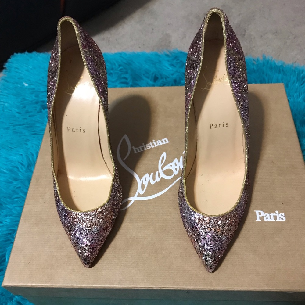 Glitter heels